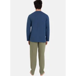 Athena Pyjama court col rabat EASY COTON-Homme Pyjamas