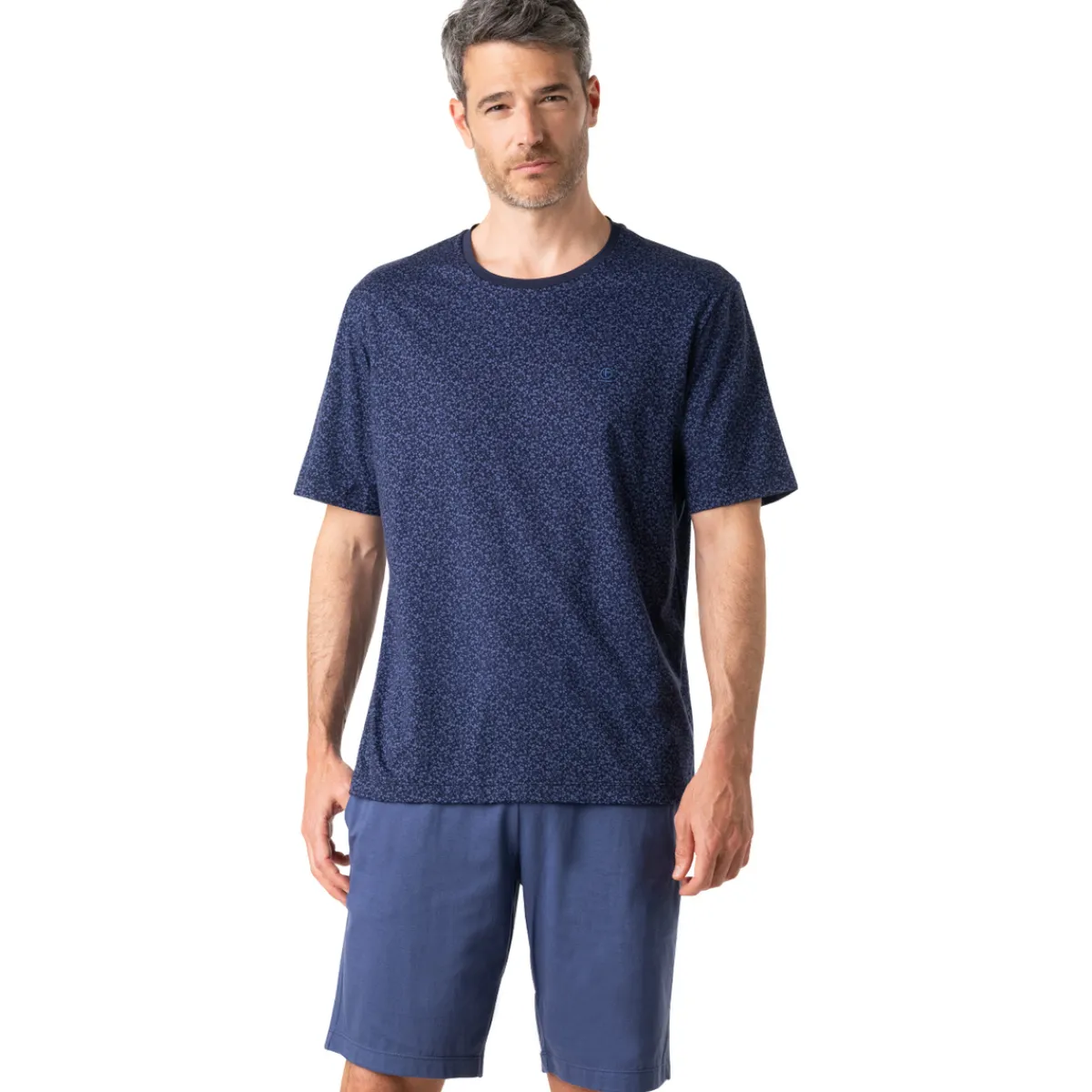 Eminence Pyjama court col rond homme Liberty-Homme Pyjamas