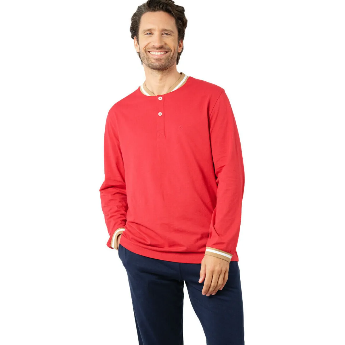 Eminence Pyjama court col t-Homme Pyjamas