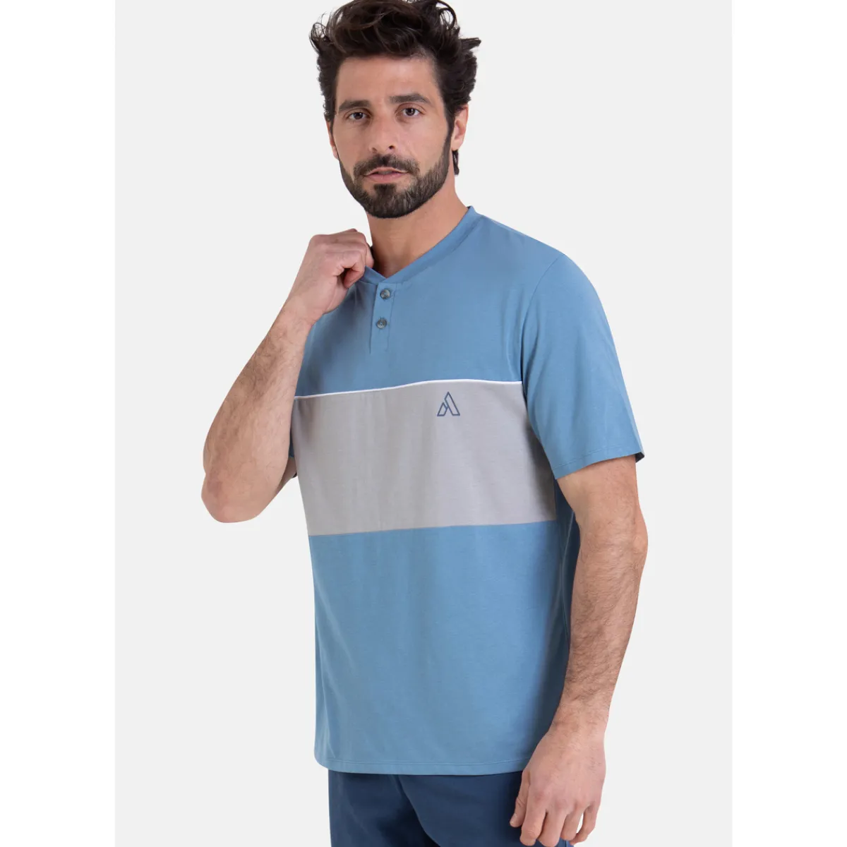 Athena Pyjama court col tunisien CHIC-Homme Pyjamas