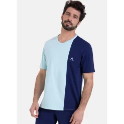 Athena Pyjama court col V ECOPACK-Homme Pyjamas