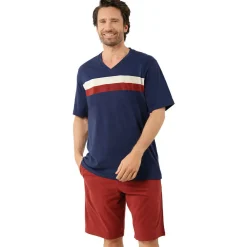 Eminence Pyjama court col V MERCERISE-Homme Pyjamas