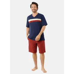 Eminence Pyjama court col V MERCERISE-Homme Pyjamas