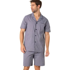 Eminence Pyjama court ouvert POPELINE-Homme Pyjamas