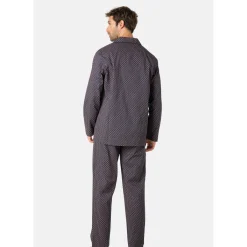 Eminence Pyjama long boutonné chaîne et trame CLASSE X-Homme Pyjamas