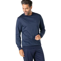 Eminence Pyjama long col rond mercerisé-Homme Pyjamas