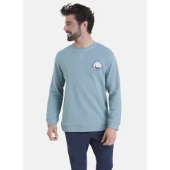 Athena Pyjama long col rond WAFFLE-Homme Pyjamas