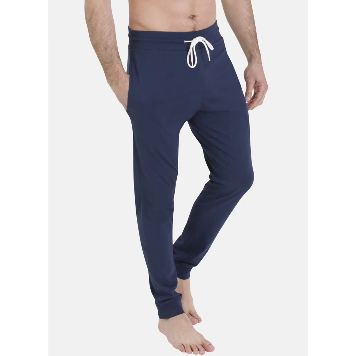 Athena Pyjama long col rond WAFFLE-Homme Pyjamas