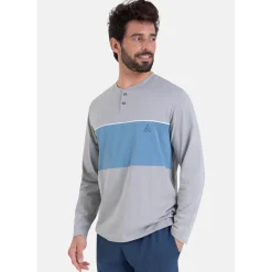 Athena Pyjama long col tunisien CHIC-Homme Pyjamas