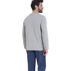 Athena Pyjama long col v-Homme Pyjamas