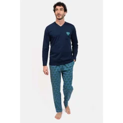 Coup De Coeur Pyjama long col V - CRAY-Homme Pyjamas