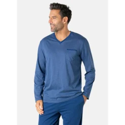 Eminence Pyjama long col v coton-Homme Pyjamas