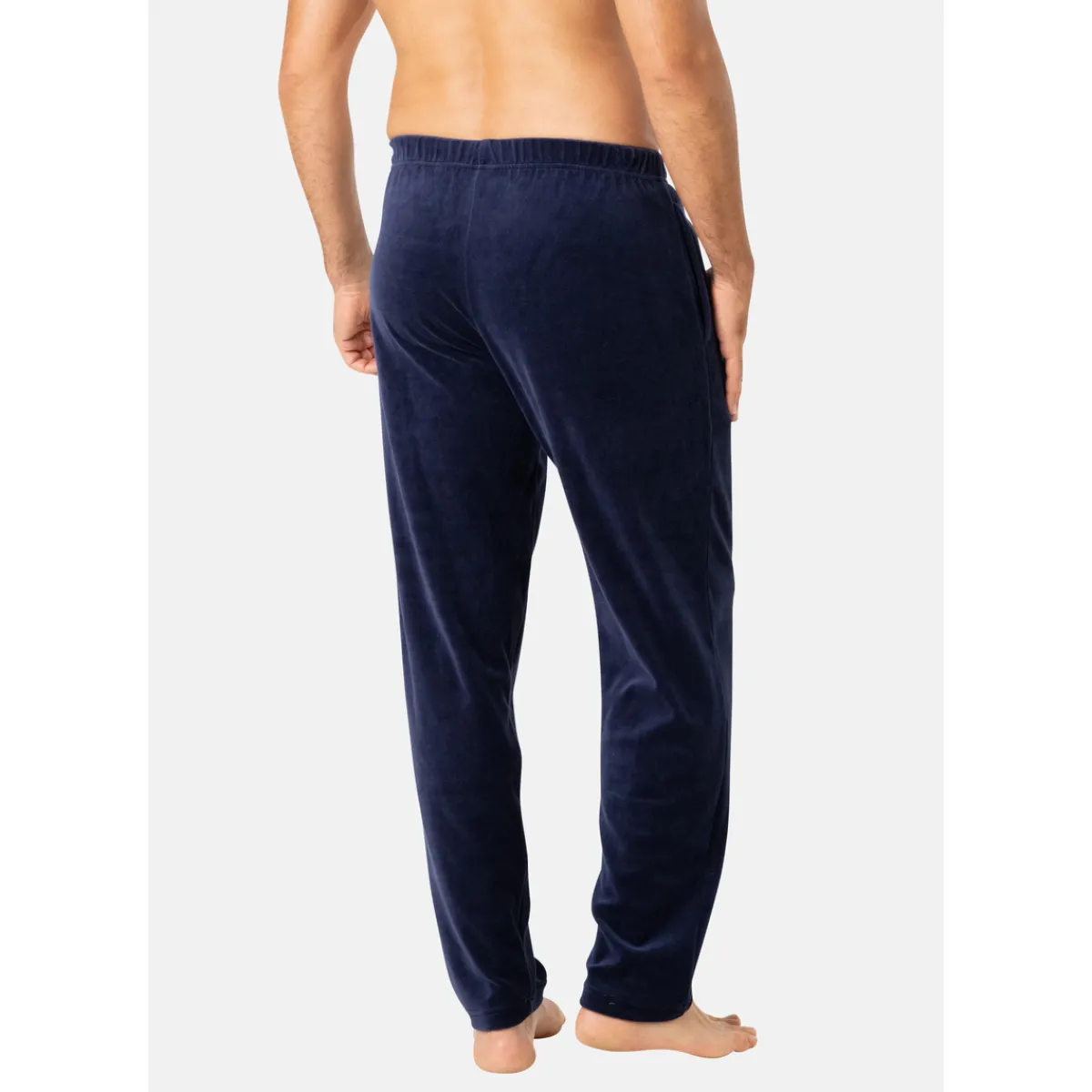 Eminence Pyjama long col V velours-Homme Pyjamas