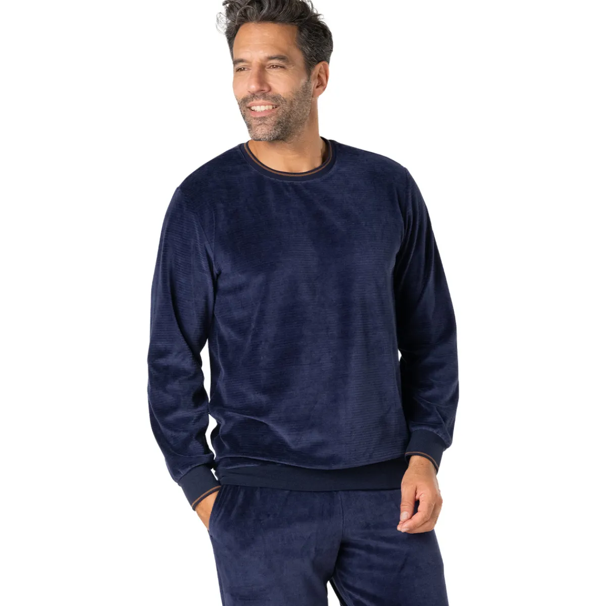 Eminence Pyjama long Jogger velours-Homme Pyjamas