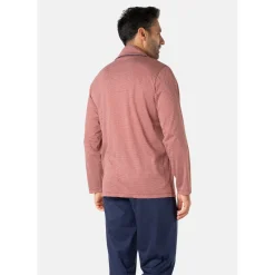Eminence Pyjama long ouvert mercerisé-Homme Pyjamas