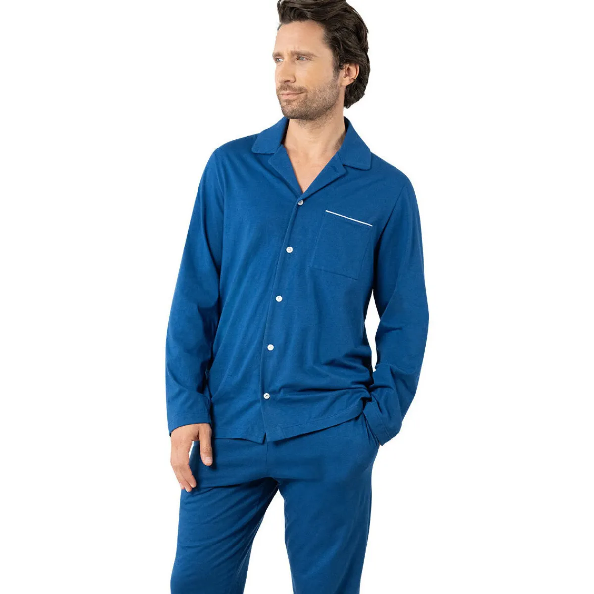 Eminence Pyjama long ouvert COTON BIO-Homme Pyjamas