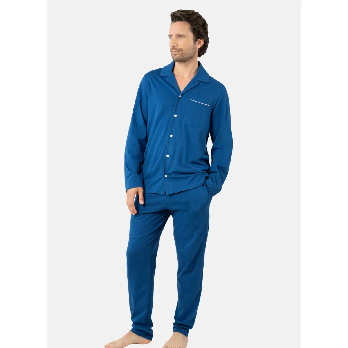 Eminence Pyjama long ouvert COTON BIO-Homme Pyjamas