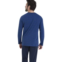 Athena Pyjama long rayures L'ESCALE-Homme Pyjamas