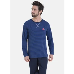 Athena Pyjama long rayures L'ESCALE-Homme Pyjamas