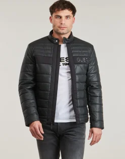 Guess QUILTED BIKER-Homme Manteaux