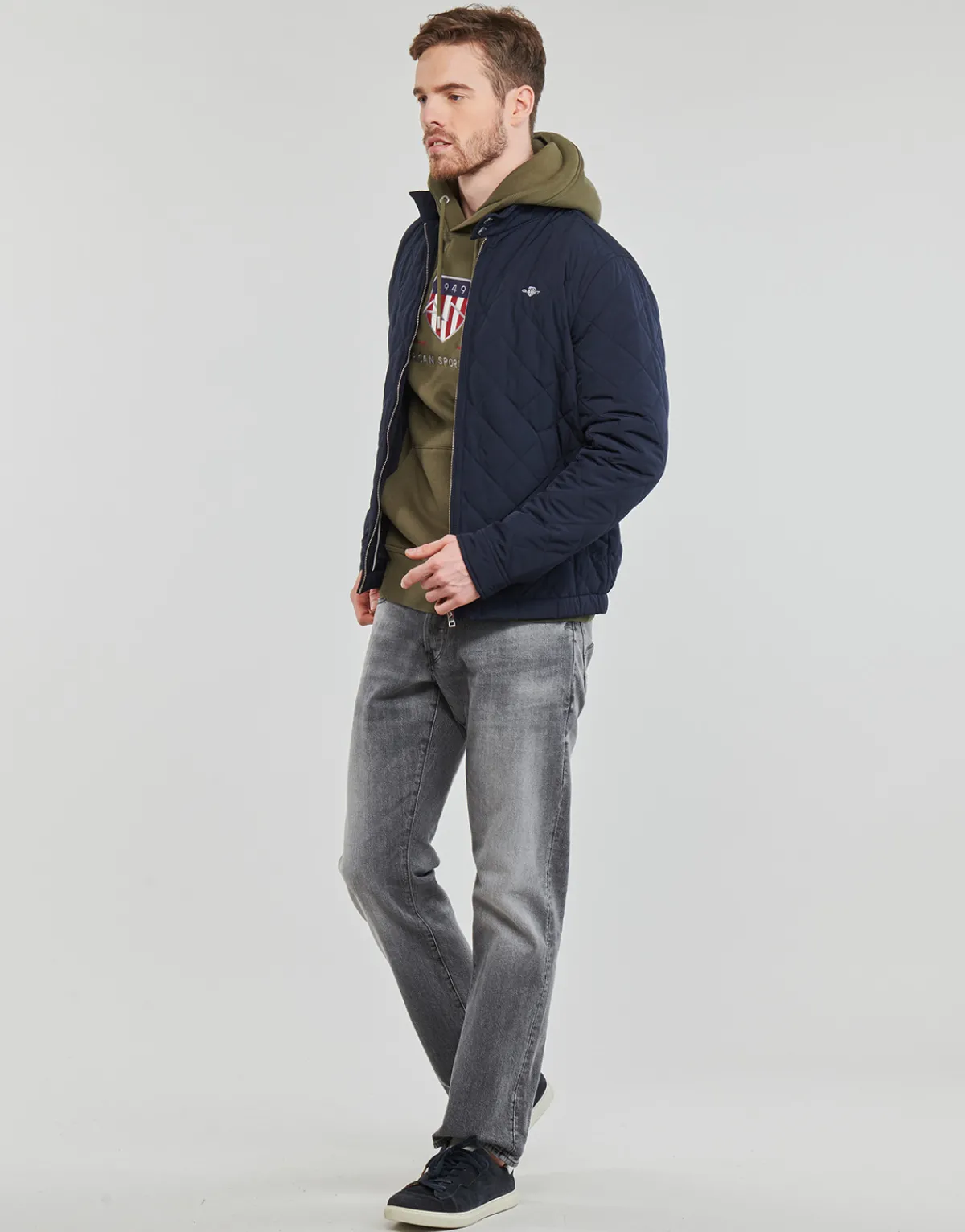 Gant QUILTED WINDCHEATER-Homme Vestes