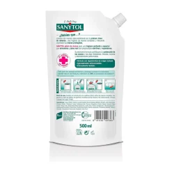 Sanytol Recharge De Savon Pour Les Mains Antibactérien Nourrissant Sany-Homme Soins Corps & Bain