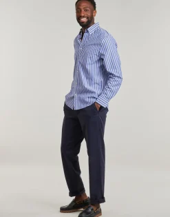 Gant REG CLASSIC POPLIN STRIPE SHIRT-Homme Chemises