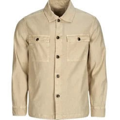Gant REG COT/LINEN OVERSHIRT-Homme Chemises