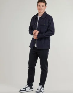 Gant REG COT/LINEN OVERSHIRT-Homme Chemises