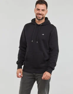 Gant REG SHIELD HOODIE-Homme Sweats & Polaires