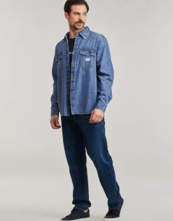 Guess REGULAR LS DENIM SHIRT-Homme Chemises