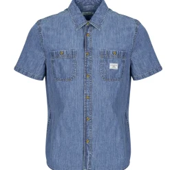 Guess REGULAR SS DENIM SHIRT-Homme Chemises