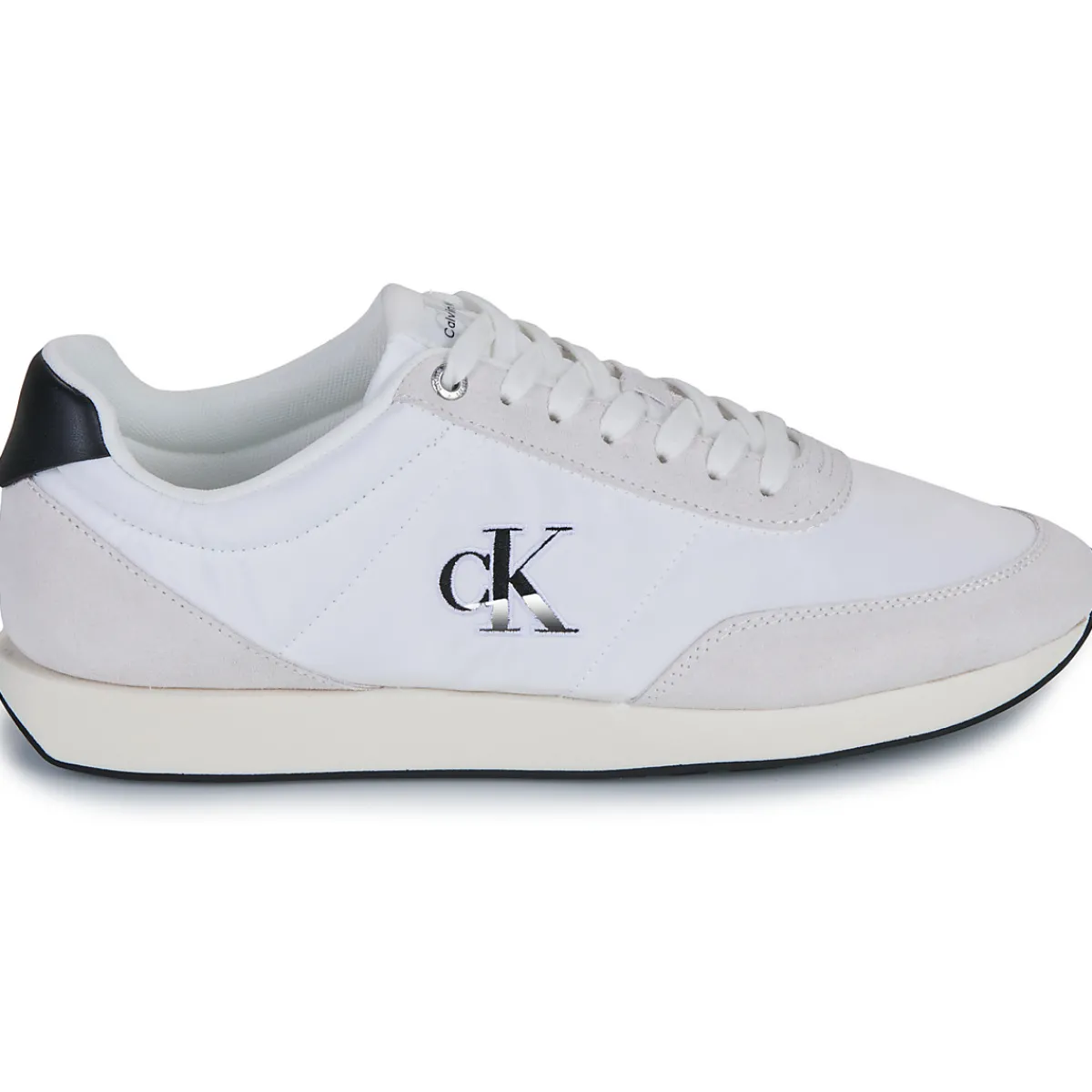 Calvin Klein Jeans RETRO RUNNER ESS MIX MAT-Homme Baskets Mode