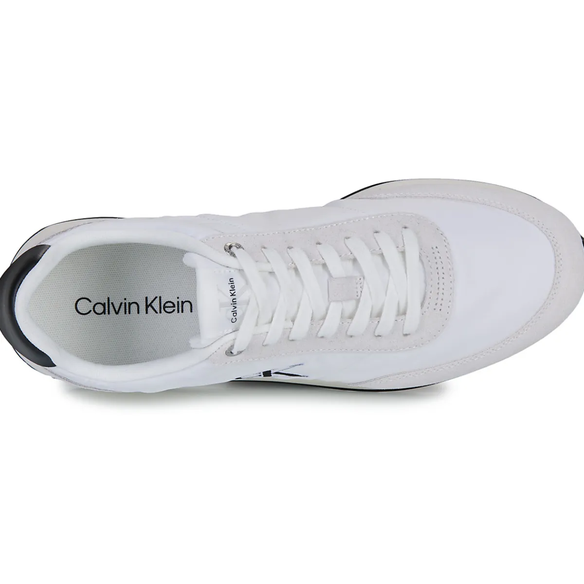 Calvin Klein Jeans RETRO RUNNER ESS MIX MAT-Homme Baskets Mode