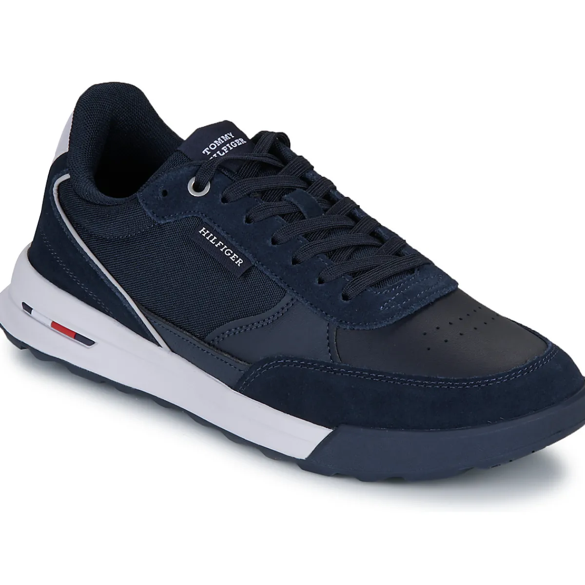 Tommy Hilfiger RETRO RUNNER MIX RWB-Homme Baskets Mode