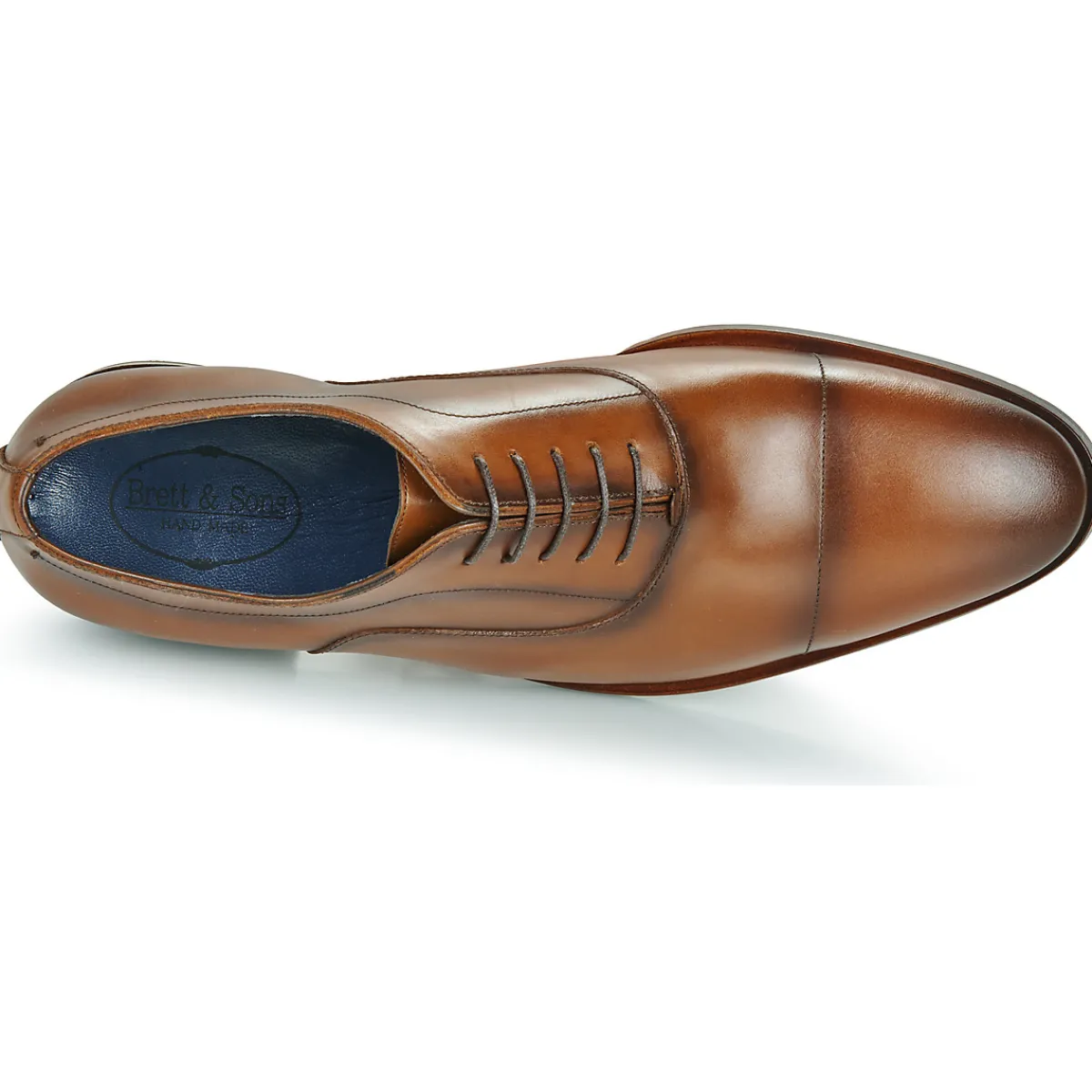 Brett & Sons Richelieu 4657-NATUR-TAN-Homme Derbies & Richelieu