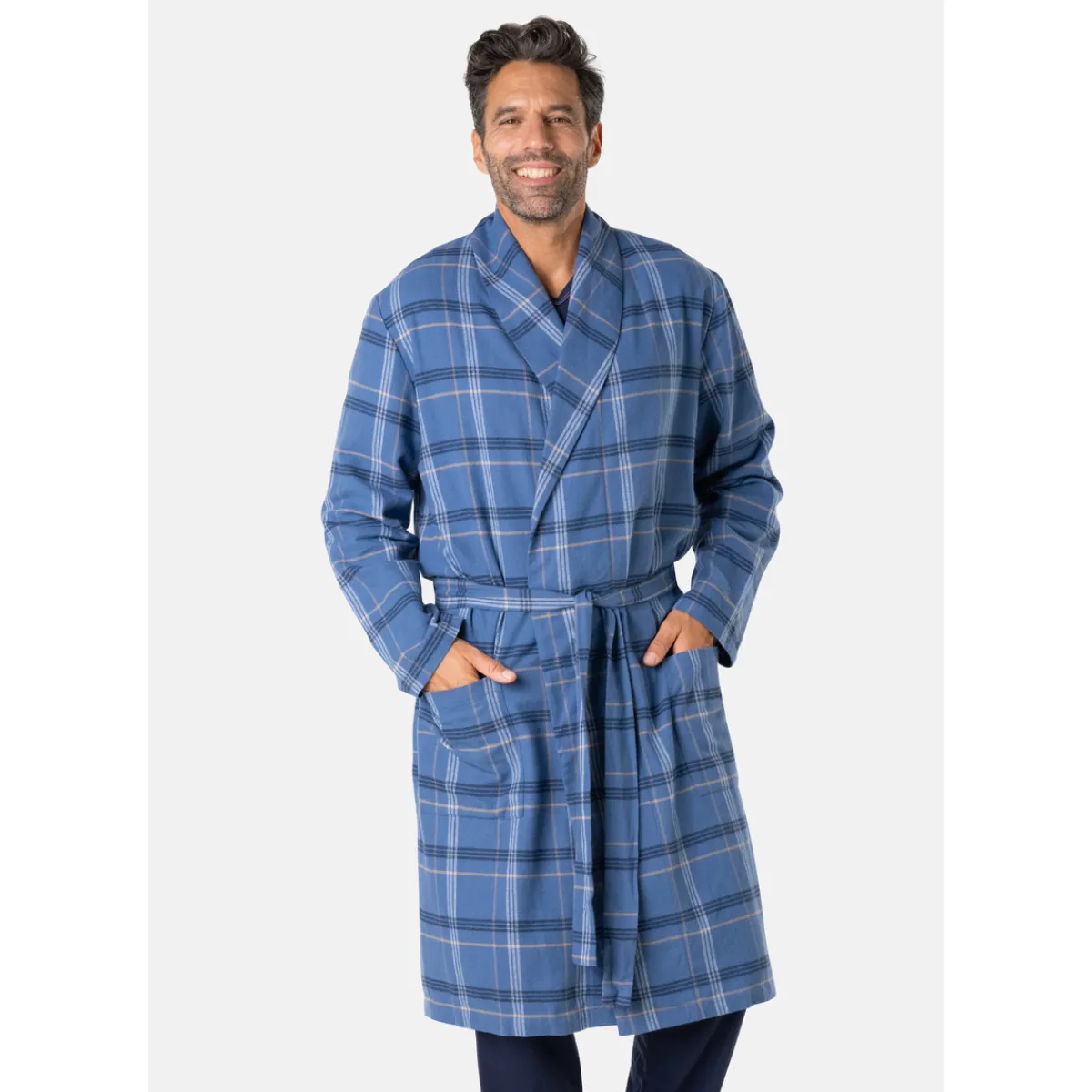 Eminence Robe de chambre flanelle-Homme Pyjamas