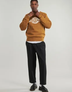 Dickies RUSTON SWEATER BROWN DUCK-Homme Pulls & Gilets