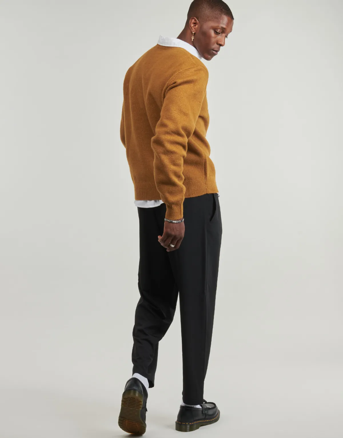 Dickies RUSTON SWEATER BROWN DUCK-Homme Pulls & Gilets