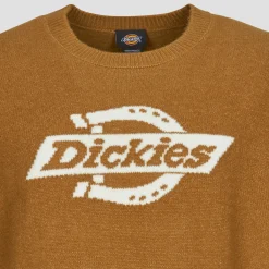 Dickies RUSTON SWEATER BROWN DUCK-Homme Pulls & Gilets