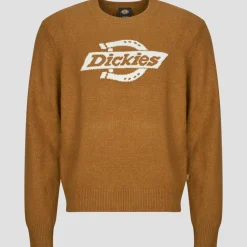 Dickies RUSTON SWEATER BROWN DUCK-Homme Pulls & Gilets