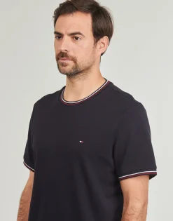 Tommy Hilfiger RWB TIPPED COLLAR TEE-Homme T-Shirts & Polos