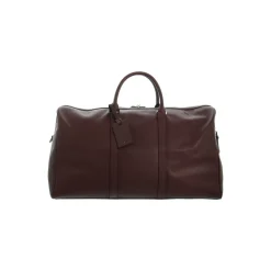 Hexagona Sac de voyage en cuir ref_46240 Bordeaux 56*40*24-Homme Sacs De Voyage