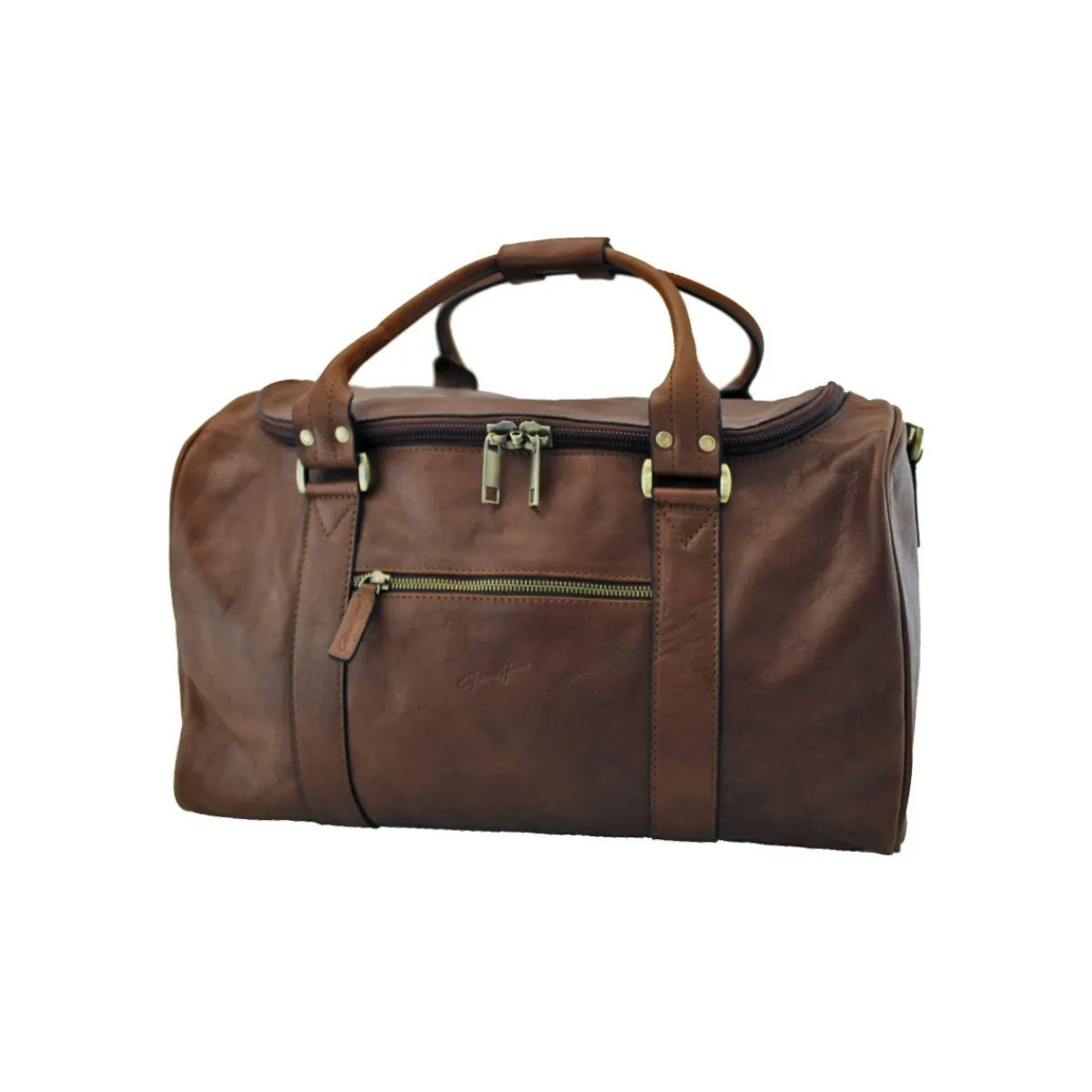 Gerard Henon Sac De Voyage Arizona Cuir De Vachette Gras GH 5289-Homme Sacs De Voyage