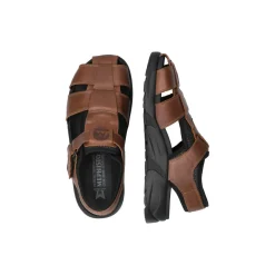 Mephisto Sandales en cuir / textile TOREN-Homme Sandales Et Nu-Pieds