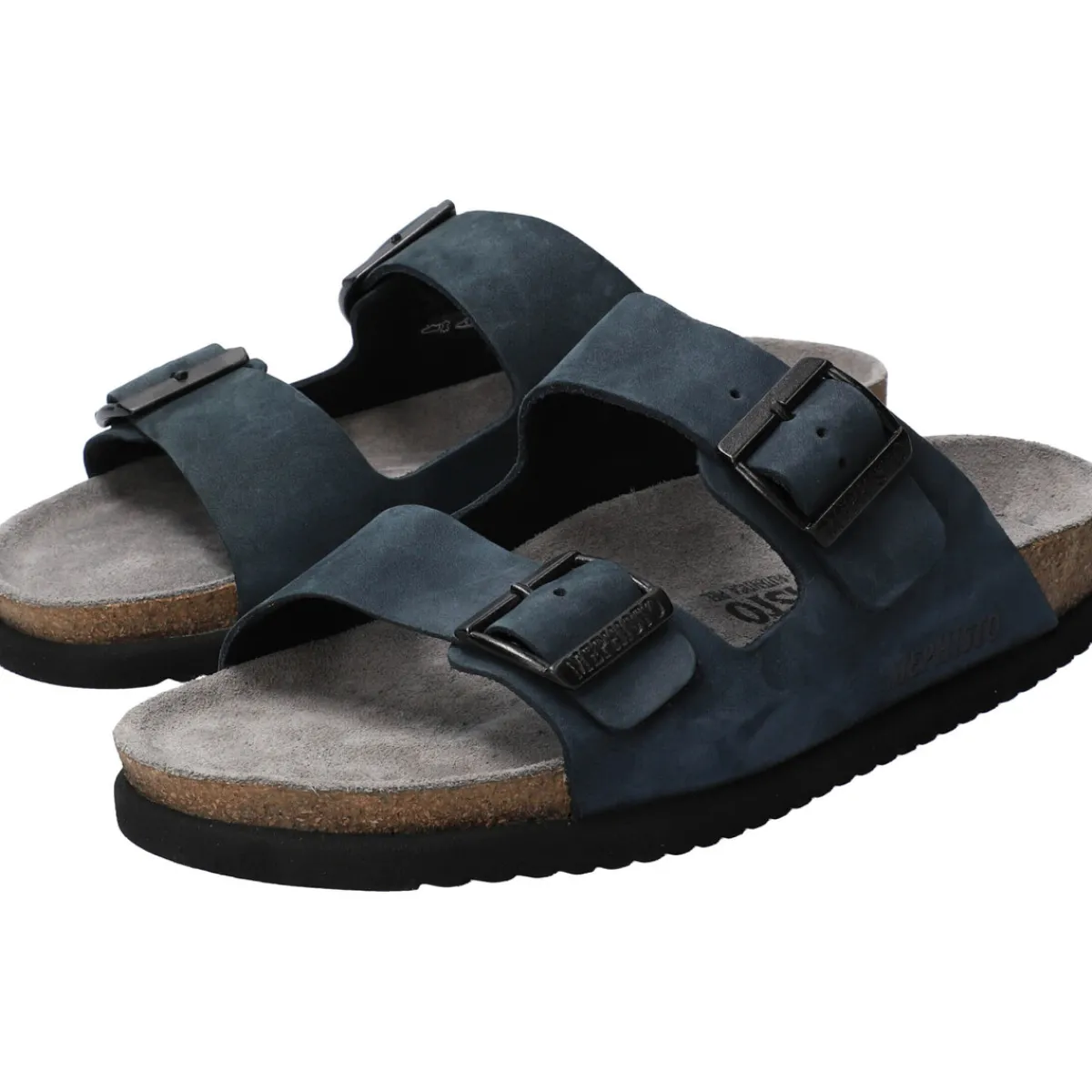 Mephisto Sandales en cuir NERIO-Homme Sandales Et Nu-Pieds