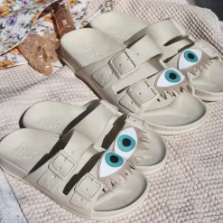 Cacatoès Sandales plates Olhos-Homme Sandales Et Nu-Pieds