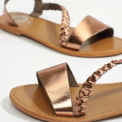 Whitesun Sandales Puglia Bronze-Homme Sandales Et Nu-Pieds