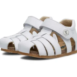 Falcotto Sandales semi-fermées en cuir ALBY-Homme Sandales Et Nu-Pieds