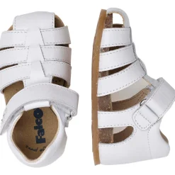 Falcotto Sandales semi-fermées en cuir ALBY-Homme Sandales Et Nu-Pieds